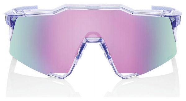 Lunettes 100% Speedcraft Violet Translucide - Verre HiPer Miroir Violet