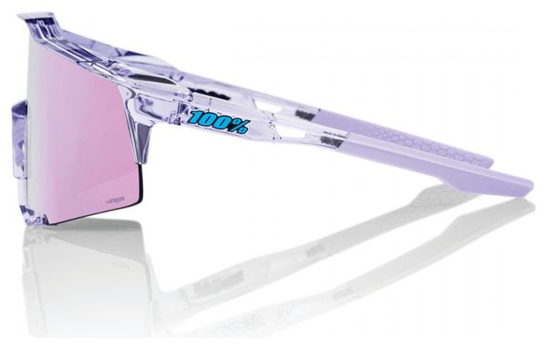 Lunettes 100% Speedcraft Violet Translucide - Verre HiPer Miroir Violet