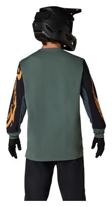Maillot Manches Longues Fox Defend Creation Vert Homme
