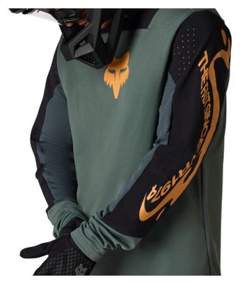 Maillot Manches Longues Fox Defend Creation Vert Homme