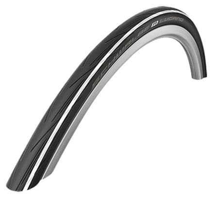 Pneu route 700x25 Schwalbe lugano ii noir/blanc tr (25-622)