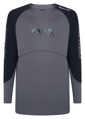Oakley Maven Scrub Long Sleeve Jersey Black/Gray