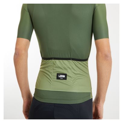 LeBram Glières Short Sleeves Jersey Khaki Green