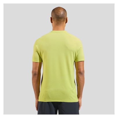 Camiseta de manga corta sin costuras Odlo Essentials Amarillo