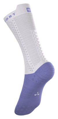 Calzini Compressport Pro Racing V4.0 Bike Ironman 2026 Bianco/Blu