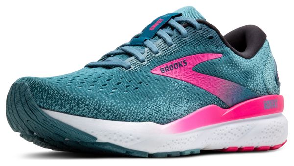 Brooks Ghost 16 Running-Schuhe Blau/Pink Damen