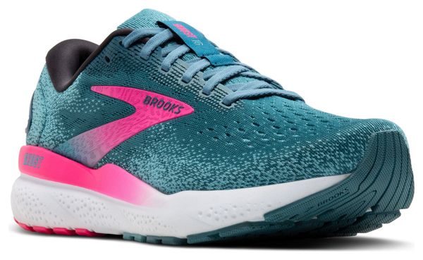 Zapatillas de Correr Brooks Ghost 16 Azul/Rosa Mujer