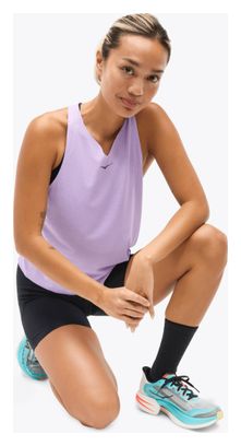 Camiseta de tirantes Hoka Race Day Violeta para mujer