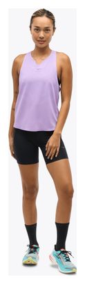 Camiseta de tirantes Hoka Race Day Violeta para mujer