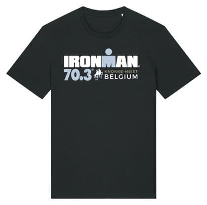 Maglietta a maniche corte Ironman 70.3 Belgium Black Uomo