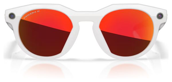 Lunettes IA Oakley Meta HSTN - Warm Grey / Prizm Ruby / Ref : OW8002-0451