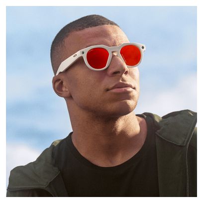 Lunettes IA Oakley Meta HSTN - Warm Grey / Prizm Ruby / Ref : OW8002-0451