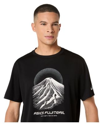 Asics Fujitrail Logo Black Men's Running T-Shirt