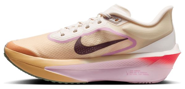 Chaussures Running Nike Zoom Fly 6 Beige/Rose Femme 