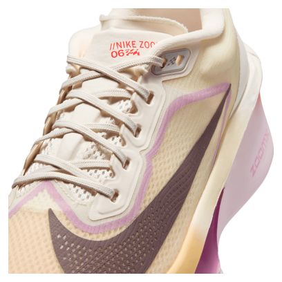 Chaussures Running Nike Zoom Fly 6 Beige/Rose Femme 