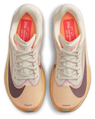 Chaussures Running Nike Zoom Fly 6 Beige/Rose Femme 