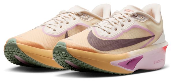 Chaussures Running Nike Zoom Fly 6 Beige/Rose Femme 