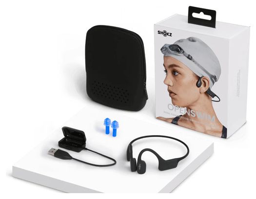 Shokz OpenSwim Bone Conduction Headphones Black | Alltricks.com