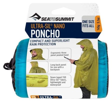 Sea To Summit Ultra-Sil Nano Poncho Blau