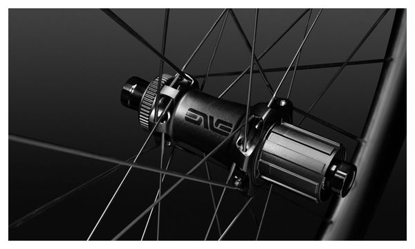 Set di ruote Enve SES 4.5 700 mm | 12x100 - 12x142 mm | Blocco centrale | Decalcomania bianca
