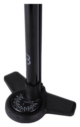 BBB AirBoost 2.0 Voetpomp (Max 160 psi / 11 bar) Zwart