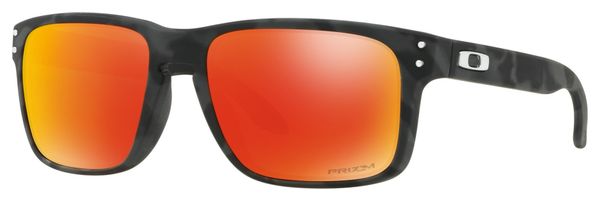 Oakley Holbrook Sunglasses Black Camo - Prizm Ruby OO9102-E955