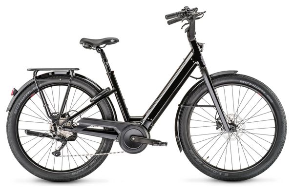Vélo de Ville Électrique Moustache Lundi 27.3 Smart System Shimano Deore 10V 27.5'' 500 Wh Noir