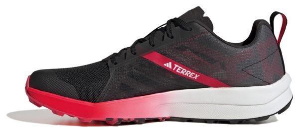 adidas Terrex Speed Flow Trailrunning-Schuhe Schwarz / Rot