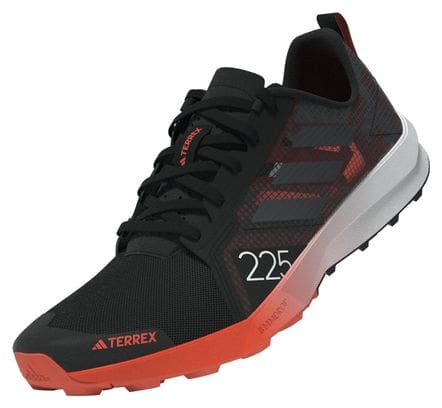 adidas Terrex Speed Flow Trailrunning-Schuhe Schwarz / Rot