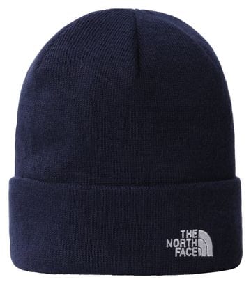 The North Face Norm Unisex Short Beanie Navy Blue