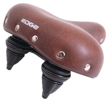 EDGE Selle De Vélo Urban - Marron Foncé