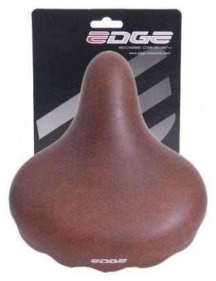 EDGE Selle De Vélo Urban - Marron Foncé