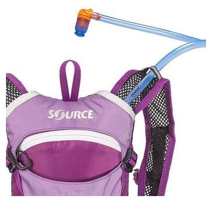 Sac d'hydratation Source pour enfants Spry 1 5 litre-Violet clair