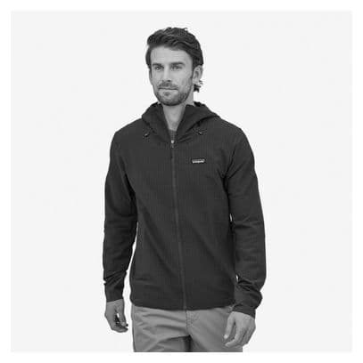 Technical Fleece Patagonia R1 TechFace Hoody Negro Hombres