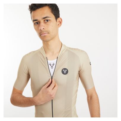 LeBram Glières Kurzarmtrikot Sand Beige