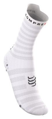 Calzini Compressport Pro Racing V4.0 Ultralight Run High Ironman 2026 Bianco