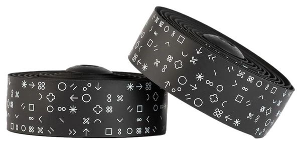 Ruban de Cintre Burgh Hieroglyph Stealth Blanc / Noir