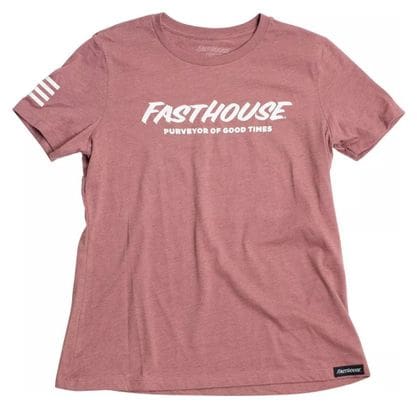 FASTHOUSE T-Shirt Femme LOGO HEATHER Mauve