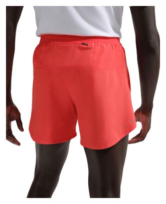 Short Nike Stride 5in Rouge Homme