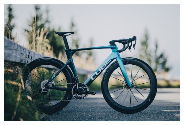 Vélo de Route Cube Litening Aero C:68X SLX Sram Red AXS 12V 700 mm Bleu Chrome 2025