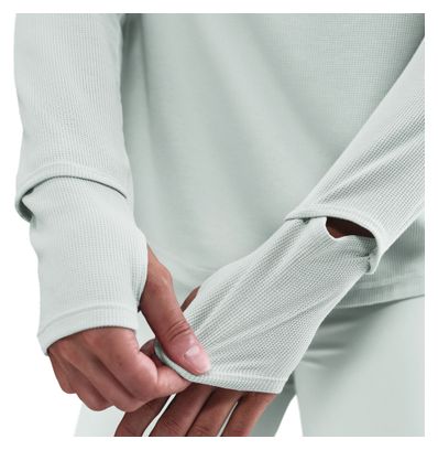 Camiseta Nike Trail 1/4 Zip Gris, Mujer
