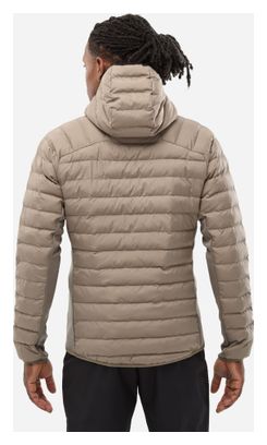Doudoune à Capuche Millet Fitz Roy Warm Hoodie Beige Homme