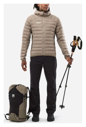 Doudoune à Capuche Millet Fitz Roy Warm Hoodie Beige Homme