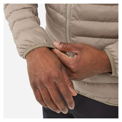 Doudoune à Capuche Millet Fitz Roy Warm Hoodie Beige Homme