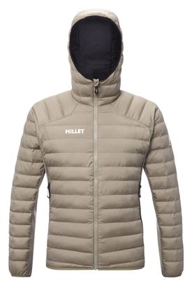 Doudoune à Capuche Millet Fitz Roy Warm Hoodie Beige Homme