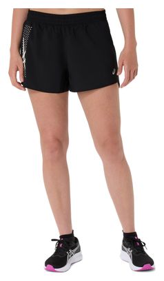 Asics Icon 4in Shorts Schwarz Damen