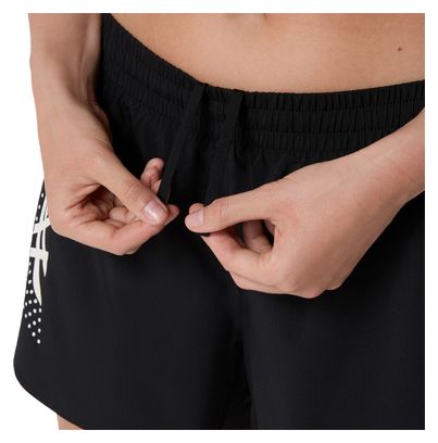 Asics Icon 4in Shorts Schwarz Damen