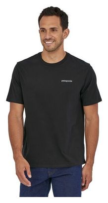 T-Shirt Patagonia P 6 Mission Organic Noir Homme
