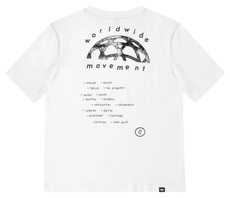 Maglietta a maniche corte Ciele ORTShirt WWM bianca unisex