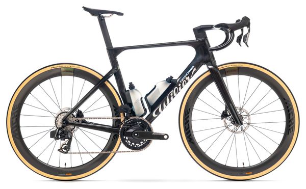 Bicicletta da strada Wilier Triestina Filante SLR ID2 con misuratore di potenza, Sram Force AXS 12 velocità, 700 mm, Eclipse Black, 2026